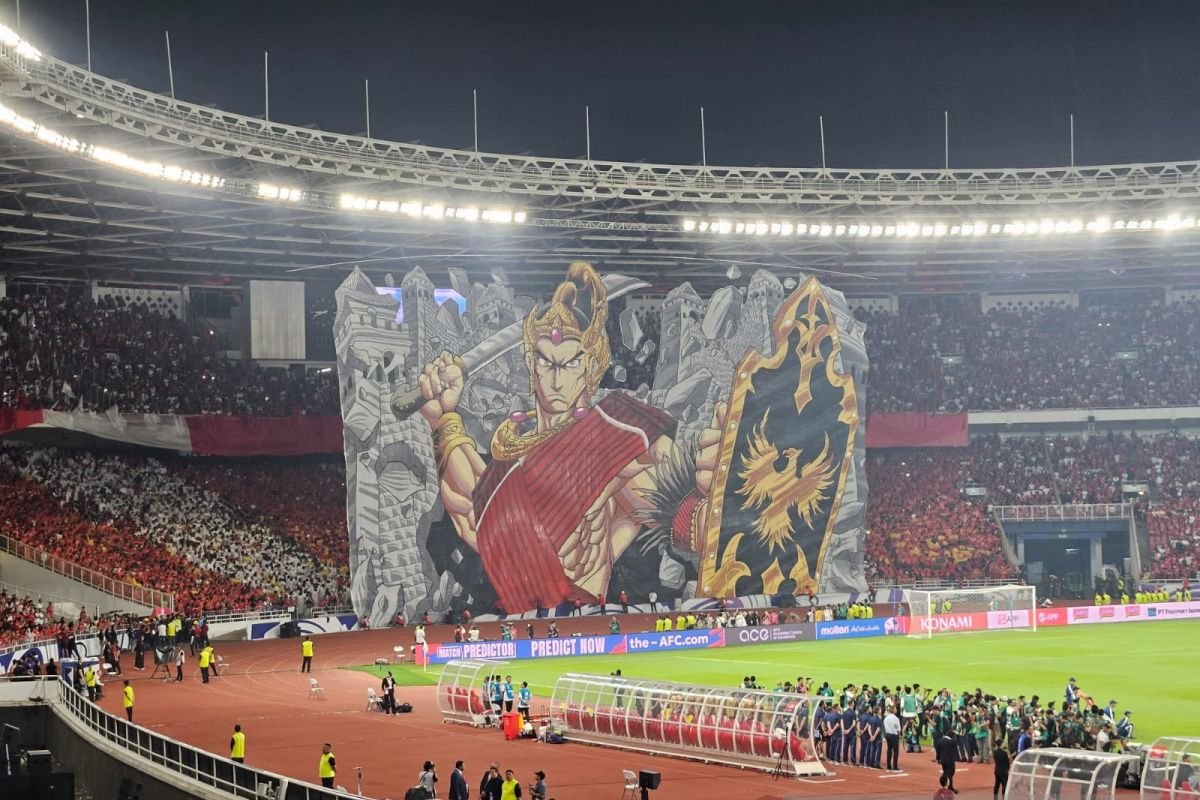 Berhias Tifo: Koreografi Pendekar Wayang dalam Pertandingan Indonesia vs China